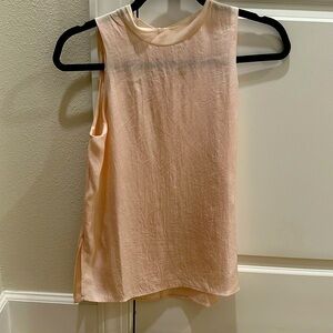 Vince Pink Silklike Sleeveless Top XS